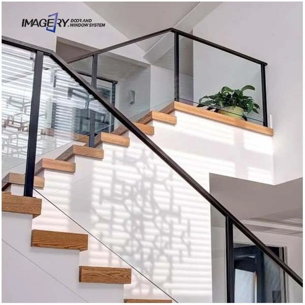 Aluminum Stair Glass Railing